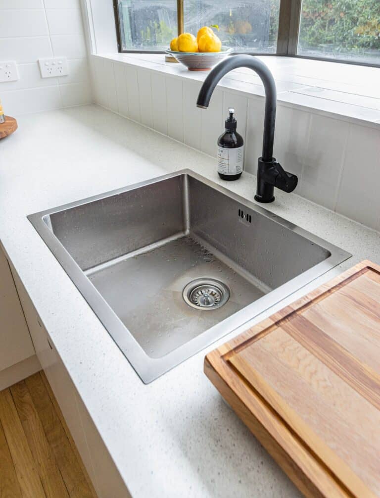 Slow Draining Kitchen Sink Not Clogged  